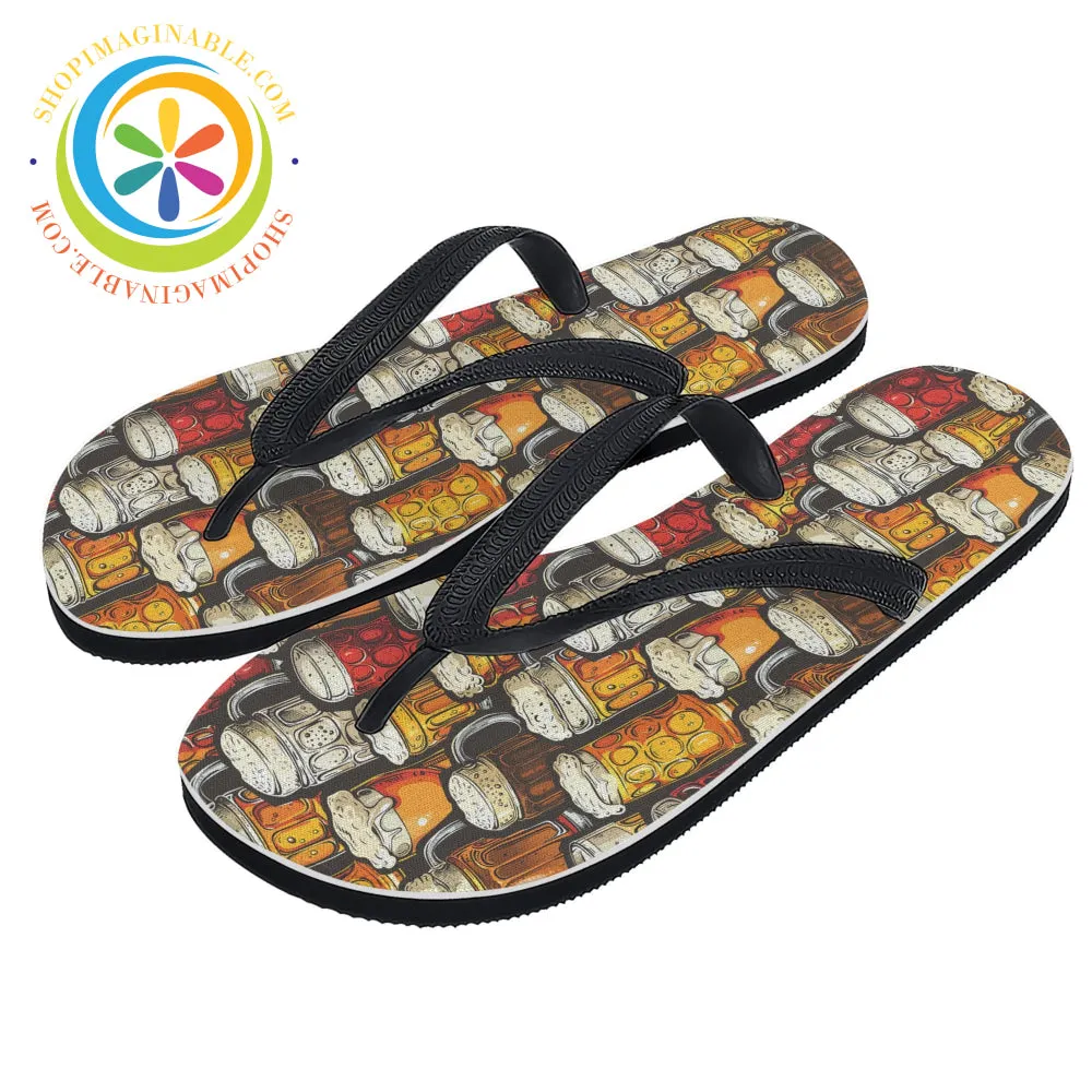 Beer Drinkers Men's & Ladies Flip-Flops