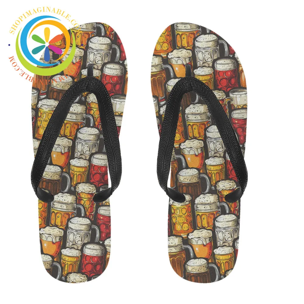 Beer Drinkers Men's & Ladies Flip-Flops