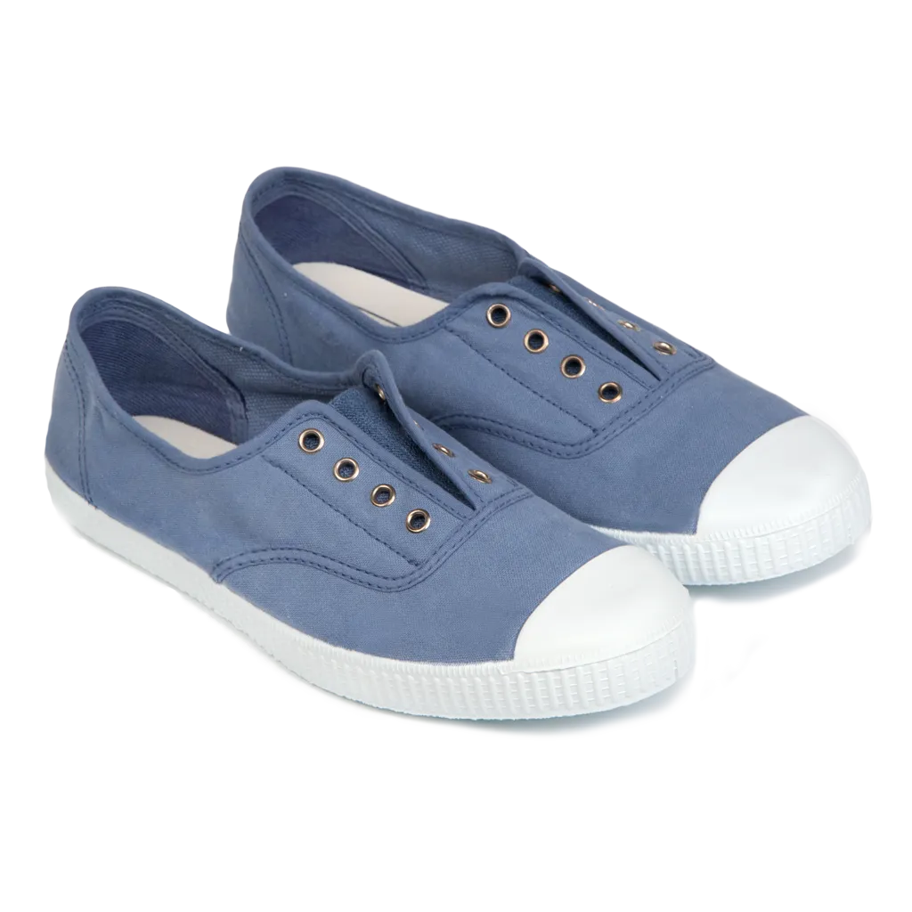 Hampton Canvas Plum - STEEL BLUE (EU 37-43)