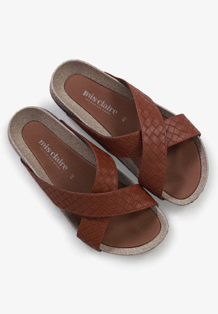 Jane Comfy Lightweight Sandals - Brown