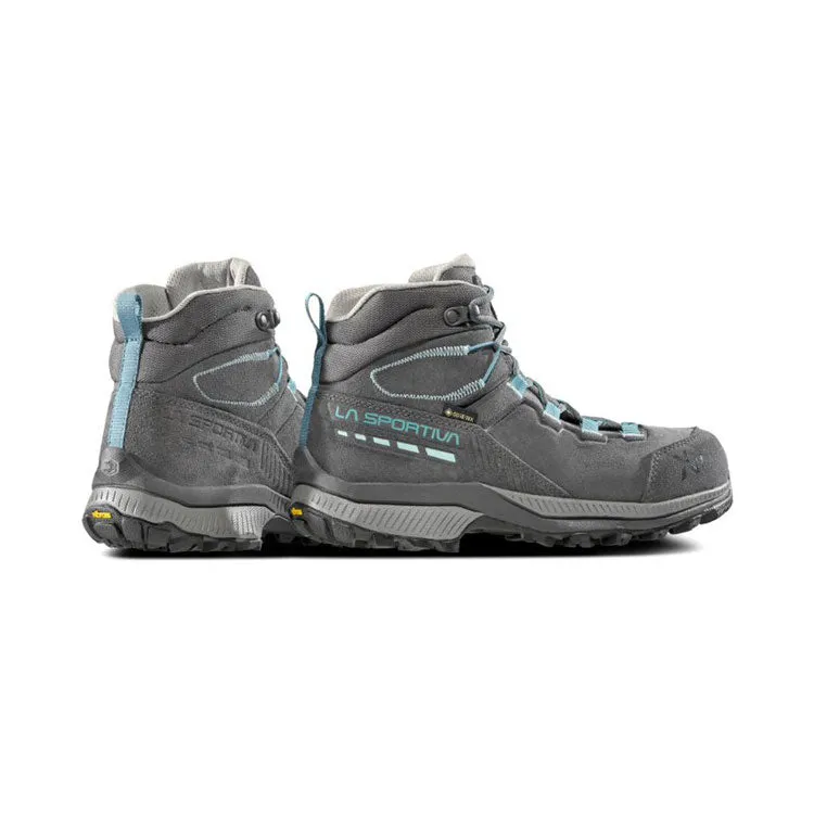 La Sportiva TX Hike Mid Leather GTX Womens Hiking Boot - Carbon/Lagoon