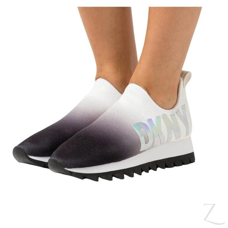 Ladies Two-Tone Comfort Sneakers | Slip On | "Shaka"