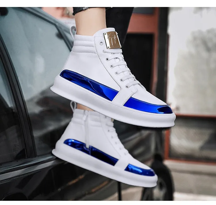 Men's Casual High Top Trendy Sneakers