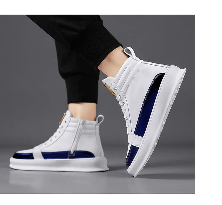 Men's Casual High Top Trendy Sneakers