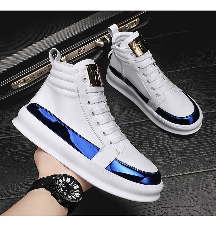 Men's Casual High Top Trendy Sneakers