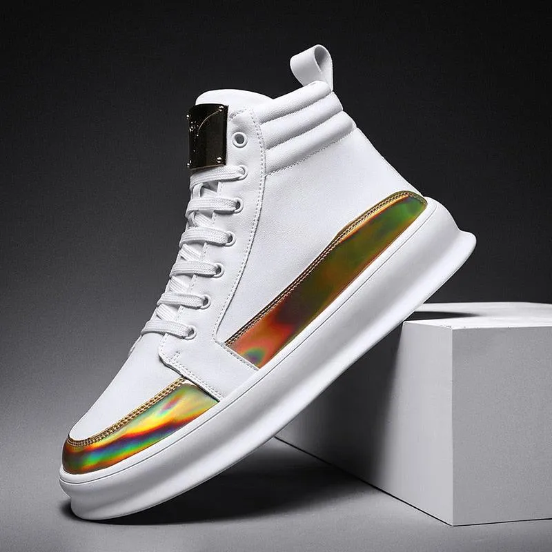 Men's Casual High Top Trendy Sneakers