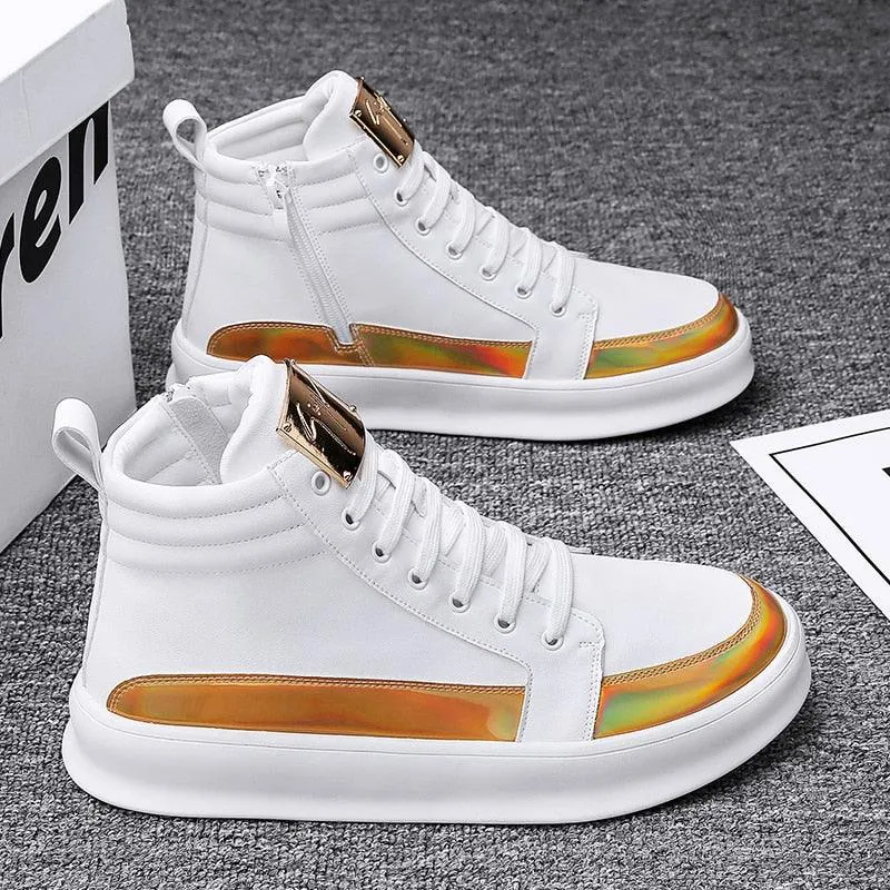 Men's Casual High Top Trendy Sneakers