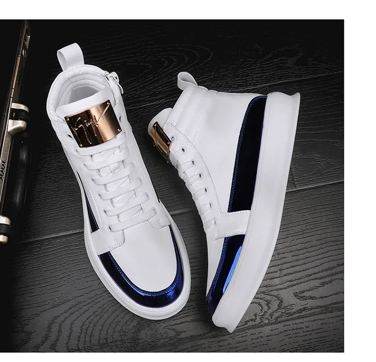 Men's Casual High Top Trendy Sneakers