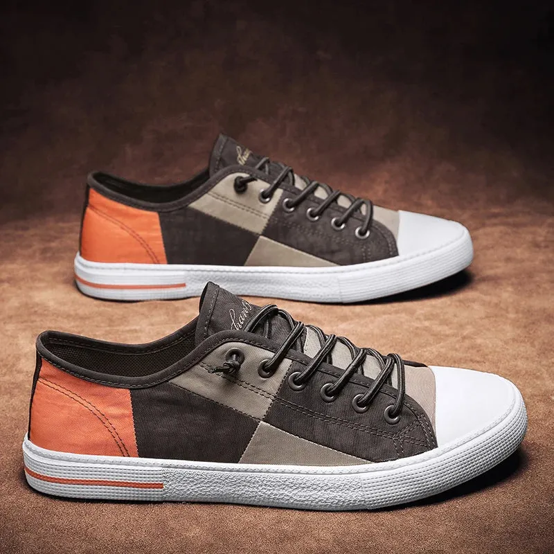 Men's Flat Canvas Comfortable Sneakers