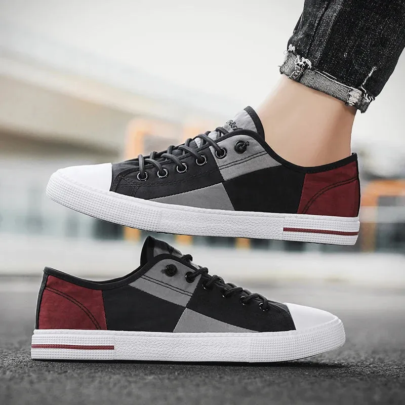 Men's Flat Canvas Comfortable Sneakers