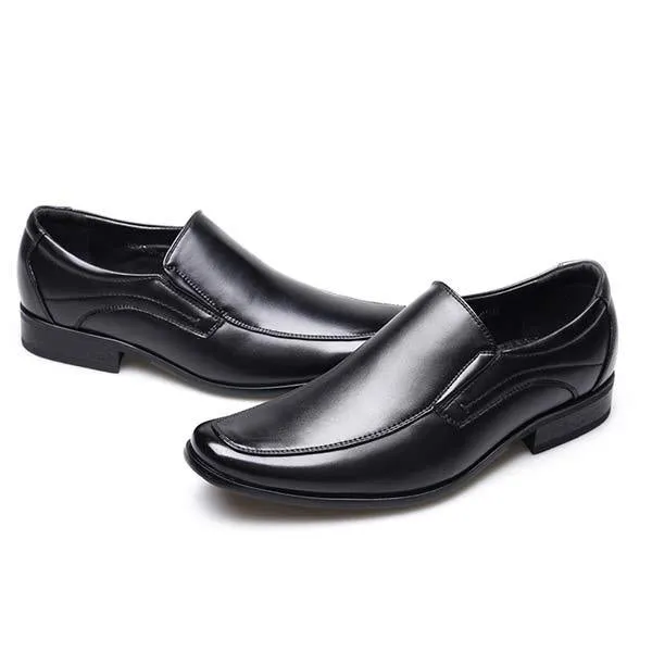 MEN'S SLIP ON SMALL SQUARE LEATHER SHOES 17995831