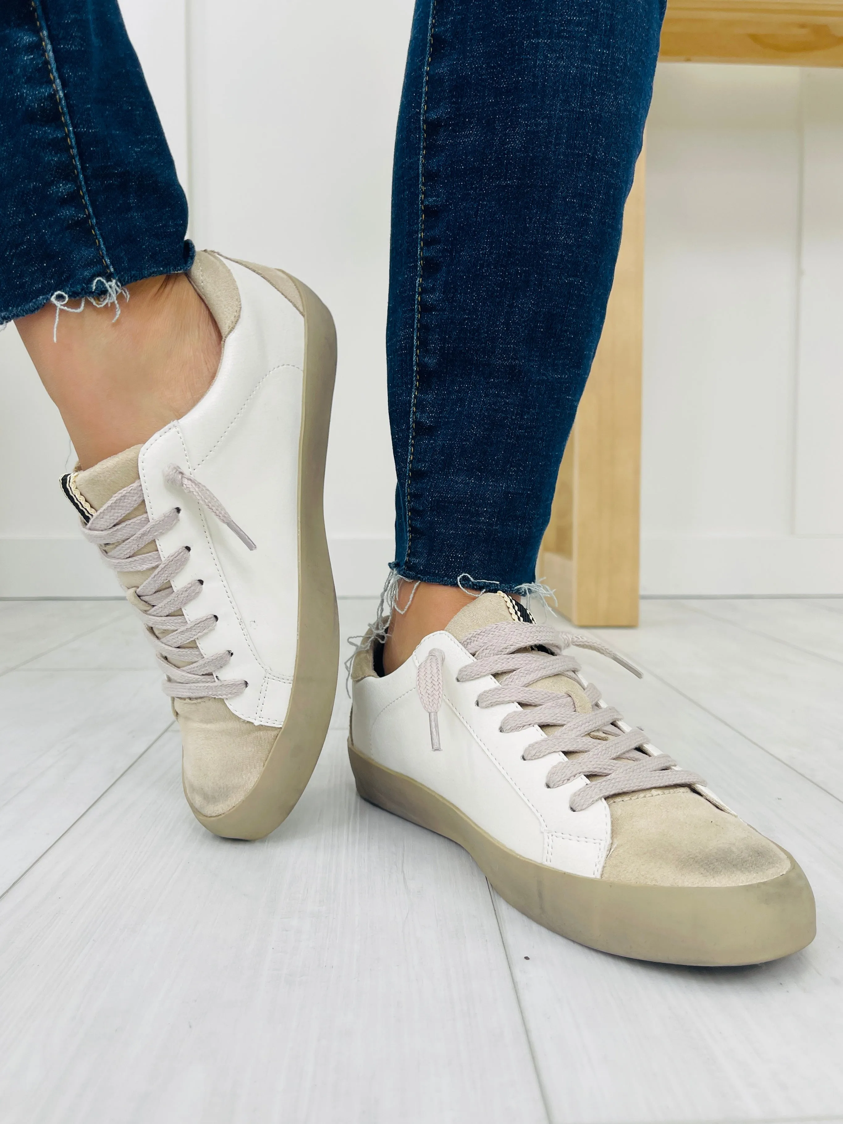 One Sparkle At A Time Sneakers In White