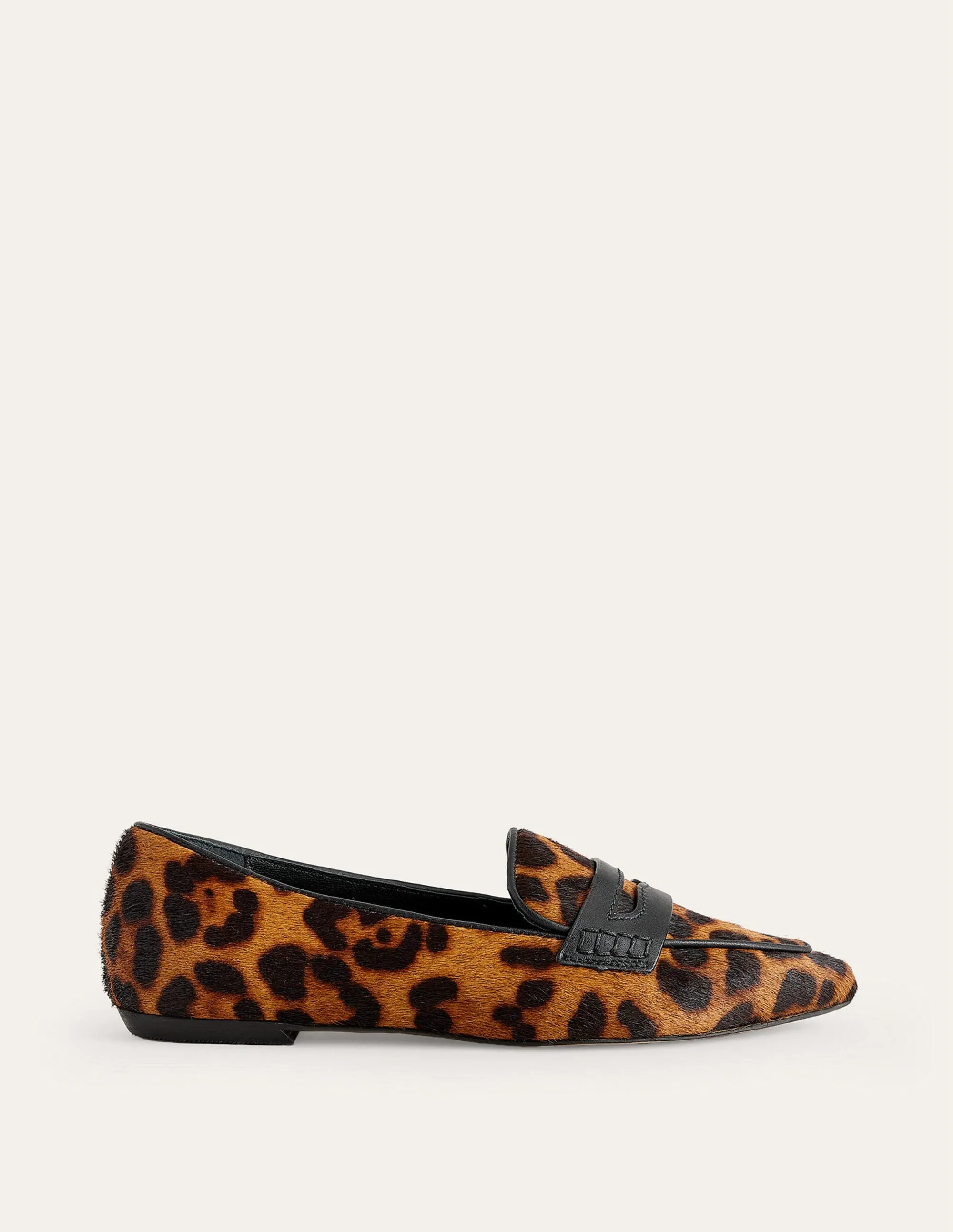 Pointed Loafers-Classic Leopard