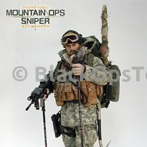 Special Force - Mountain Sniper - Black & Orange Boots (Peg Type)