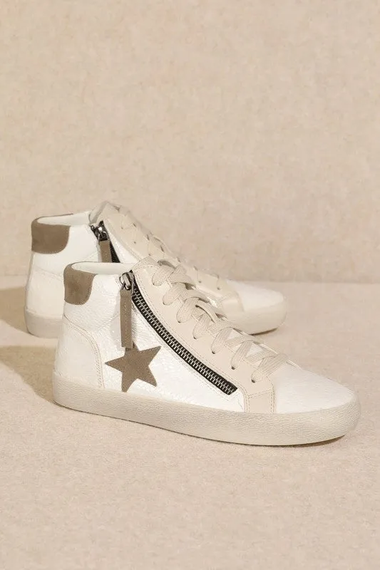 Star High Top Sneakers