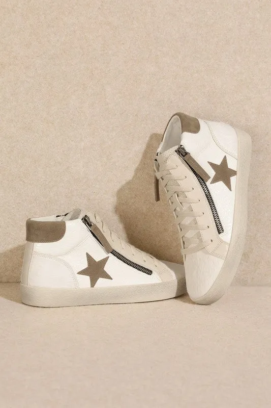 Star High Top Sneakers