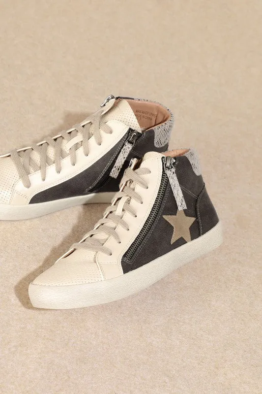 Star High Top Sneakers