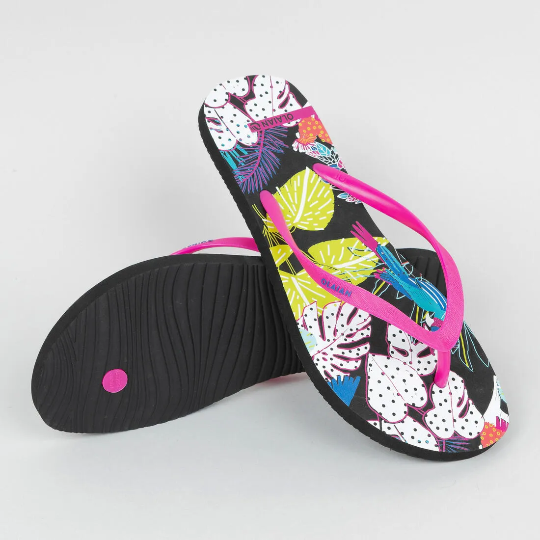 TO 100S PRINT women's flip-flops - Zig