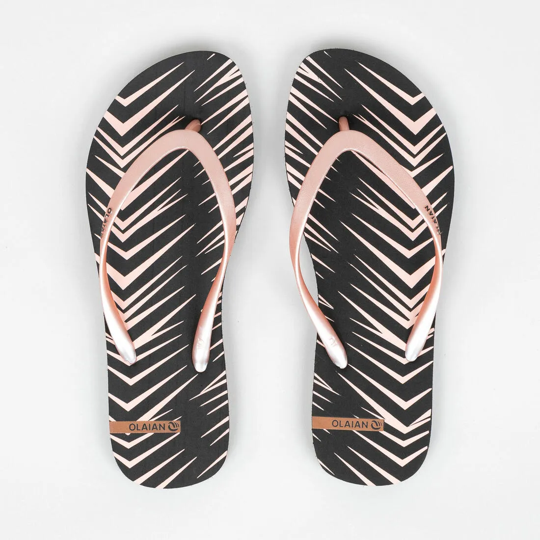 TO 100S PRINT women's flip-flops - Zig