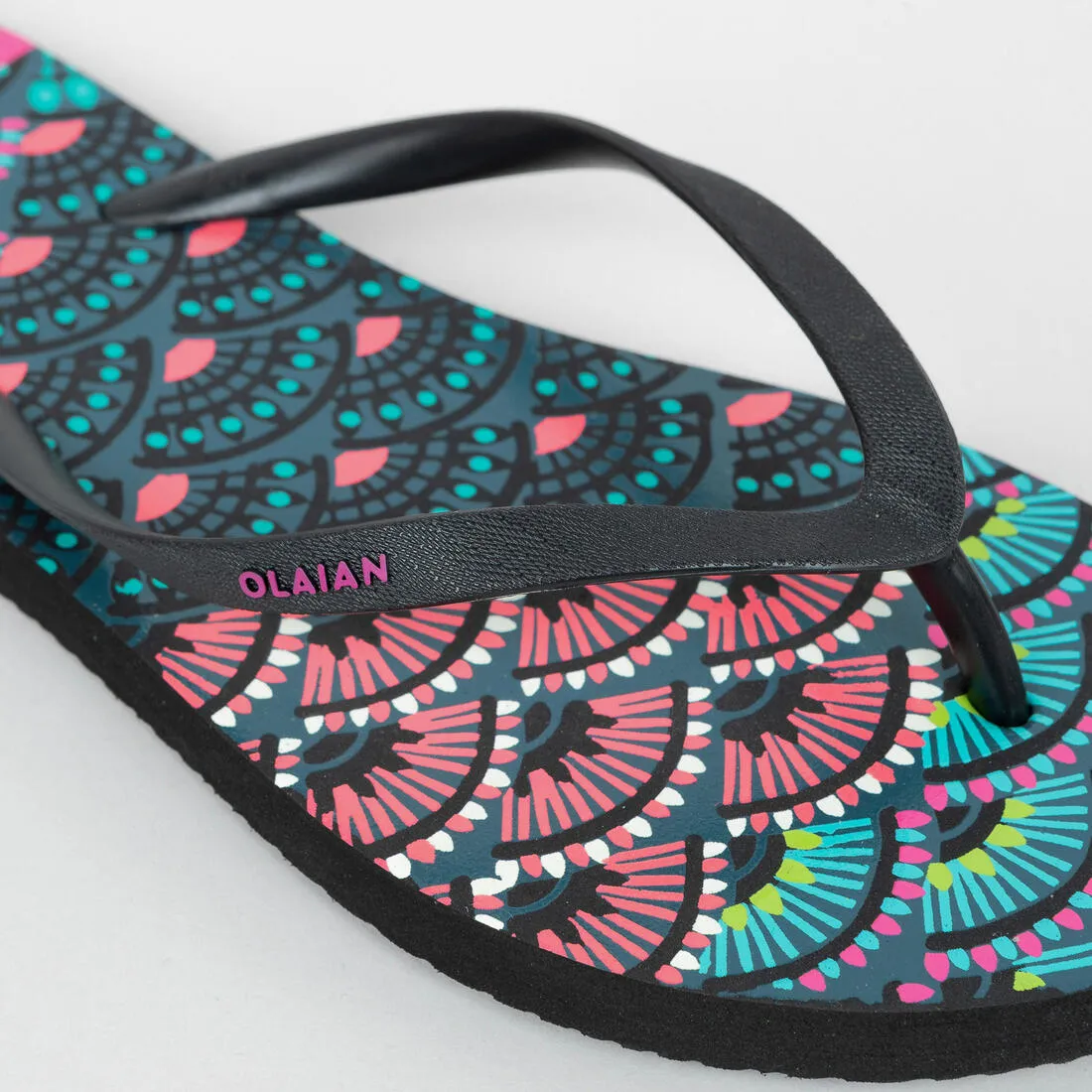 TO 100S PRINT women's flip-flops - Zig