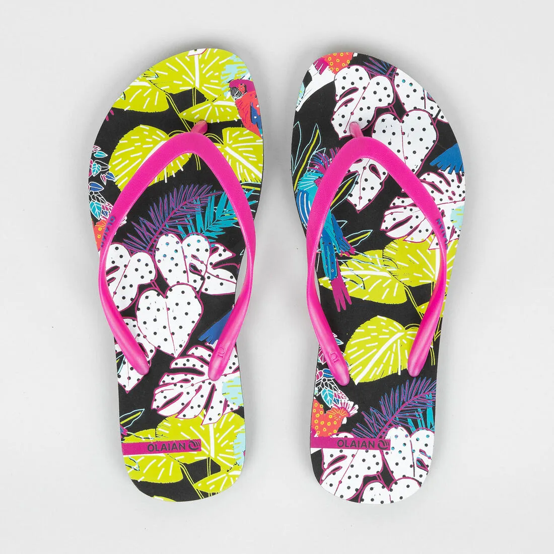 TO 100S PRINT women's flip-flops - Zig