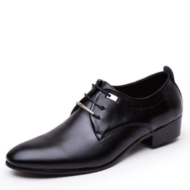 West Louis™ Business Leather Cloth Elegant Design Dress Shoes