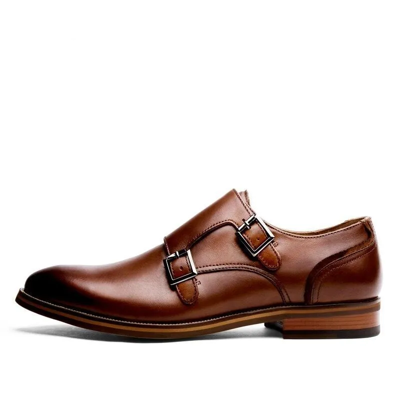 West Louis™ Casual Genuine Leather Formal Shoes