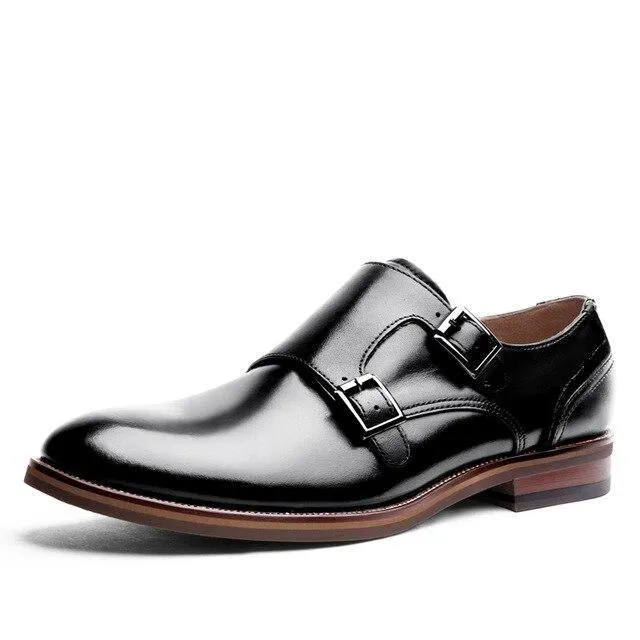 West Louis™ Casual Genuine Leather Formal Shoes