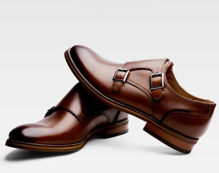 West Louis™ Casual Genuine Leather Formal Shoes