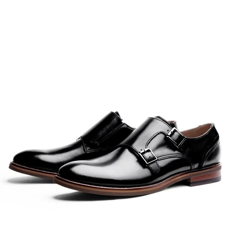 West Louis™ Casual Genuine Leather Formal Shoes