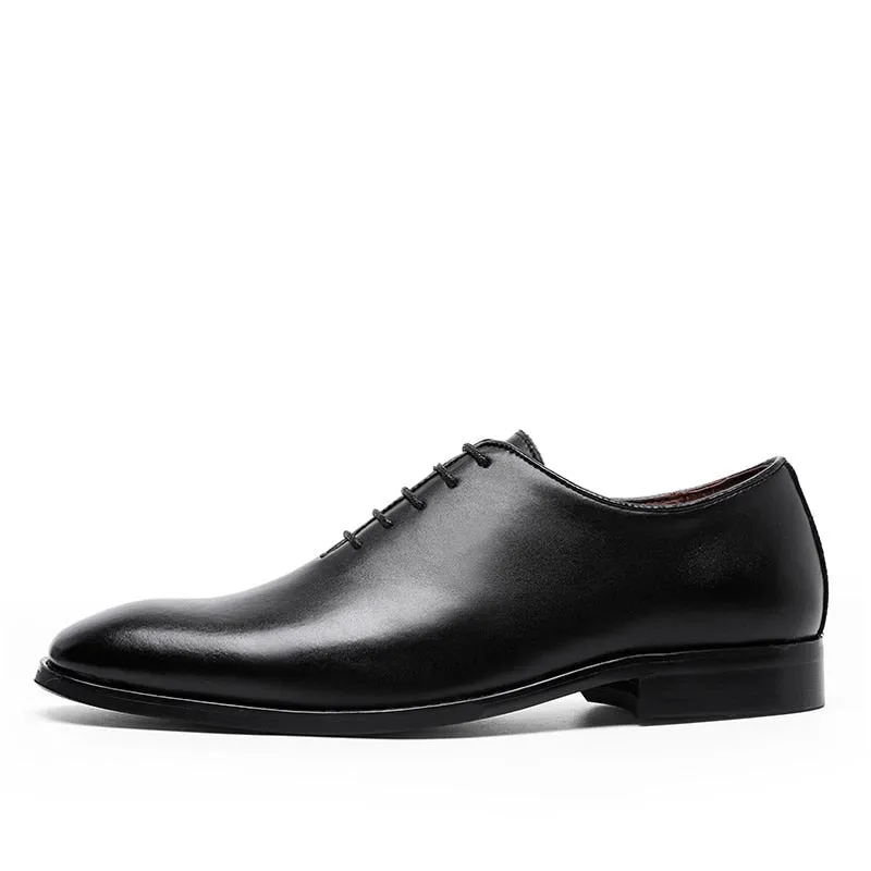 West Louis™ Men's Luxury Genuine Leather Business Oxford Shoes